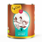 Cat Wet pet food RyCat Organic Duck (Bio-Ente) 800g 6 Piece -1- Anifit